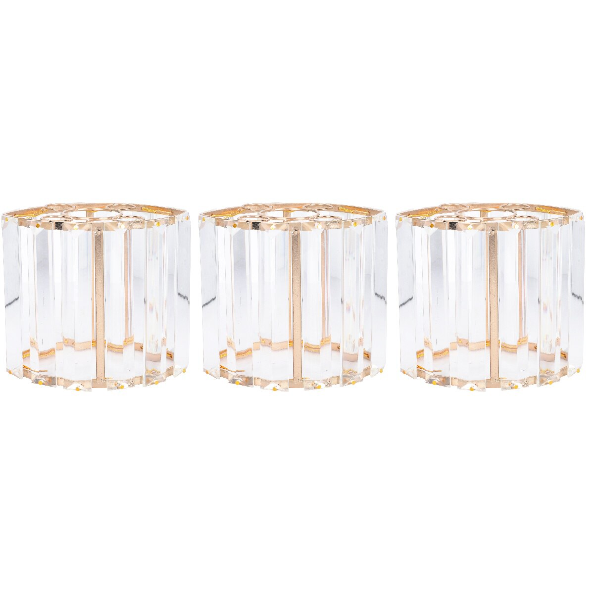 3pcs Stylish Ceiling Light Cover Ceiling Light Protector Square Lampshade