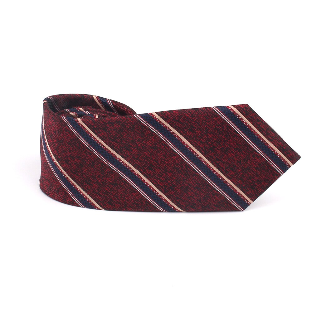Men Tie Classic Plaid Neck Tie For Wedding Business Suits Man Paisley Ties Wine Red Men's Necktie Jacquard Neck Wear