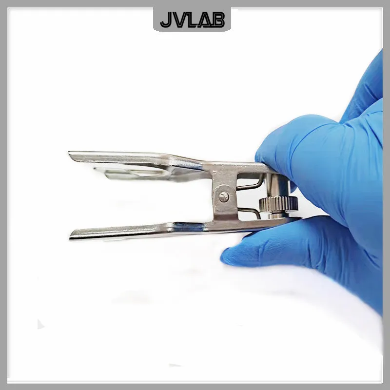 Spherical Clamp Stainless Steel Lab Clip 35# for Spherical Flask Rotary Evaporator Accessories Receiving Bottle Clamp 1 pc