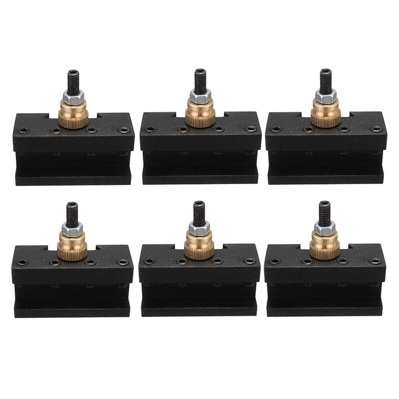 6PCS Tooling Package Mini Lathe Quick Change Tool Post &amp; Holders Multifid Tool Holder