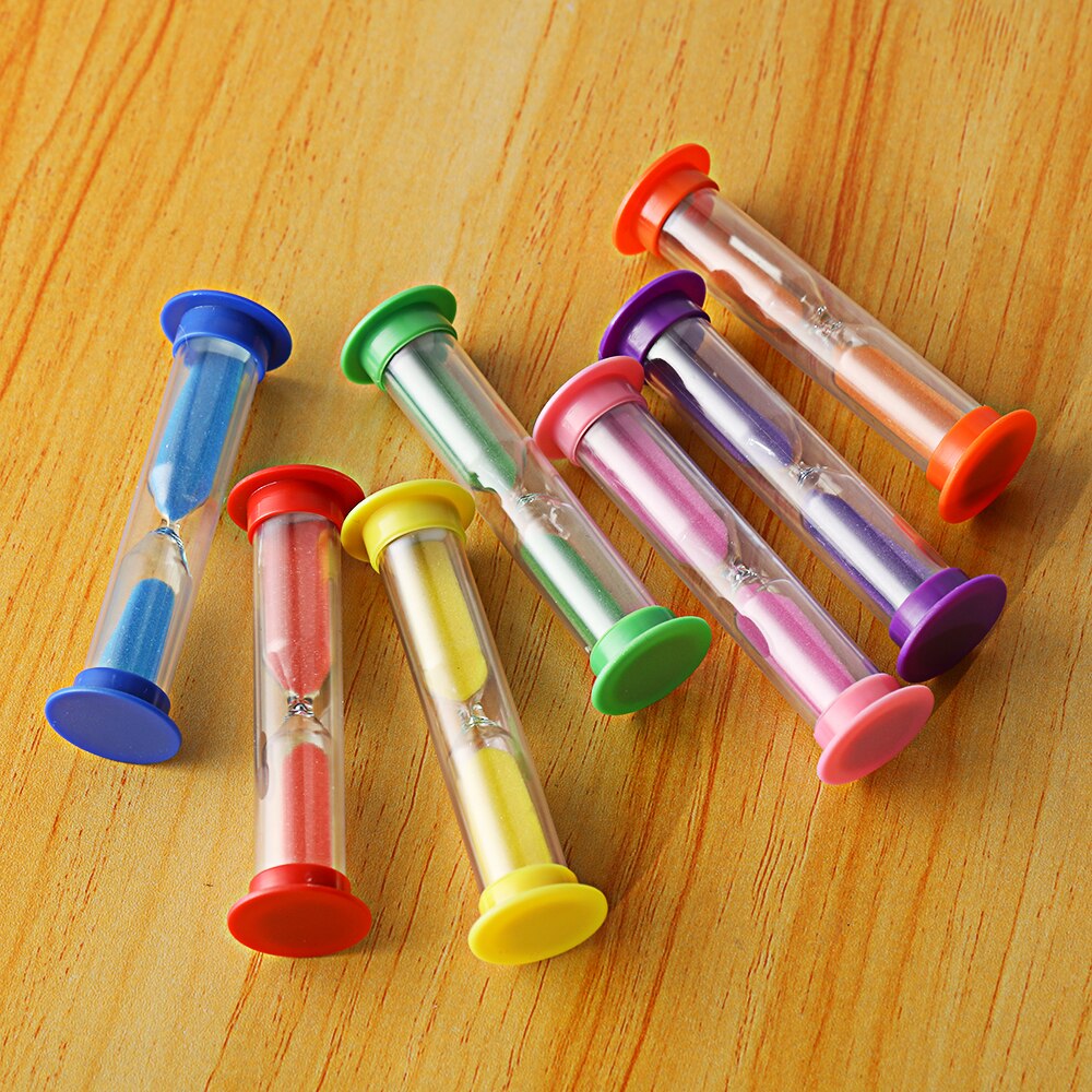 Minuterie de douche pour enfant, 3 minutes, ventouse colorée, sablier, horloge de sable, minuterie de douche, brossage des dents, minuterie de jeu