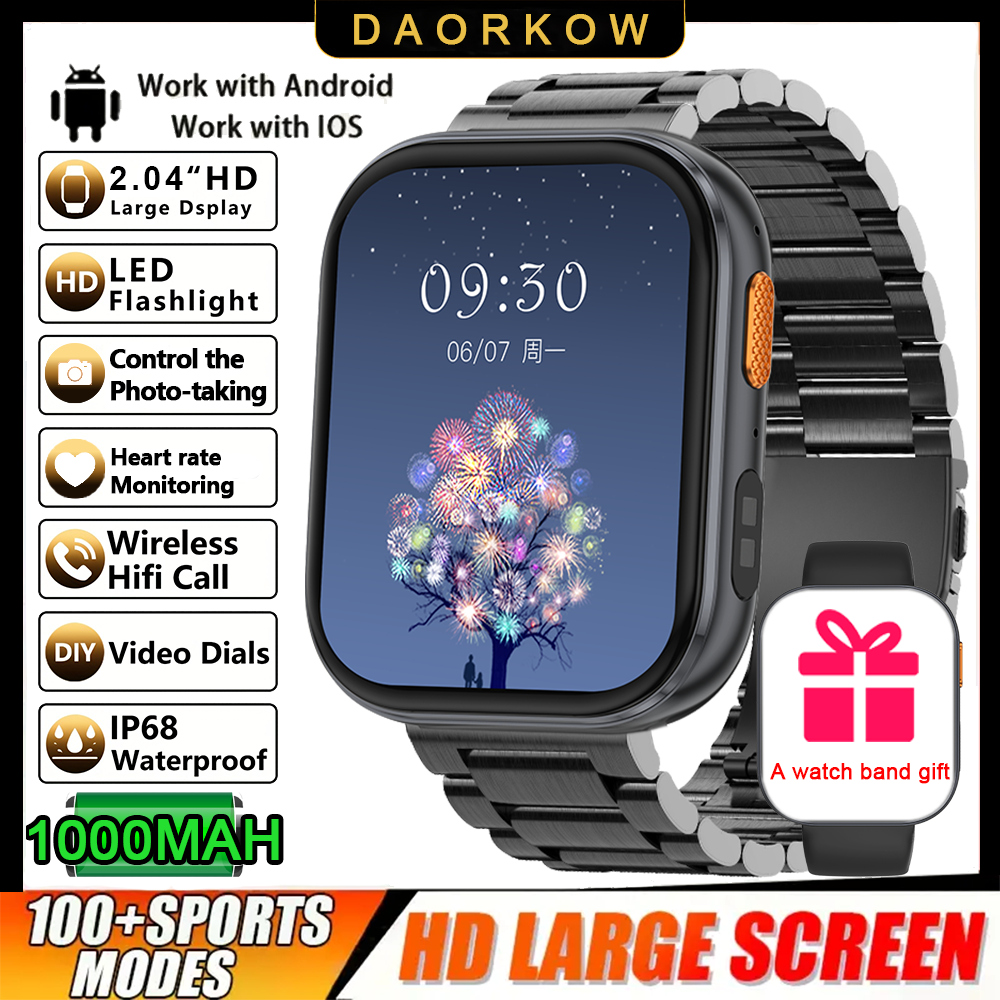 2026 T-REX3 NUOVO smartwatch alla moda, batteria da 1000 mAh, chiamata Bluetooth, modalità sportivo multiplo, adatto sia per uomini che per donne: Beige