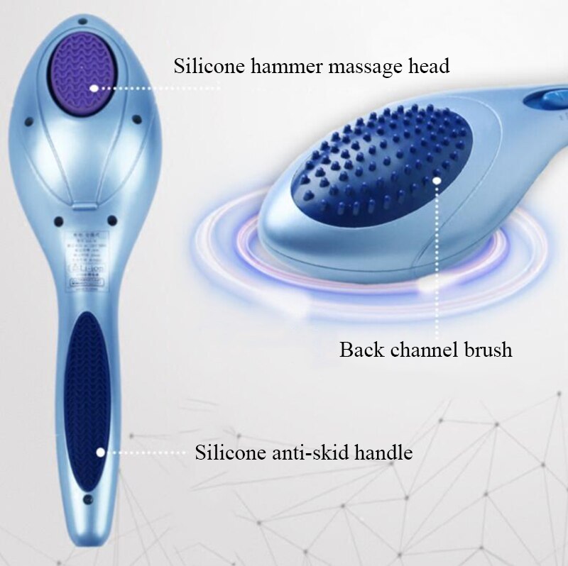 neue Elektro Delfin Massagegerät Nacken Massage Hammer multi-funktion körper Massage Stock Wiederaufladbare drahtlose Massage gerät