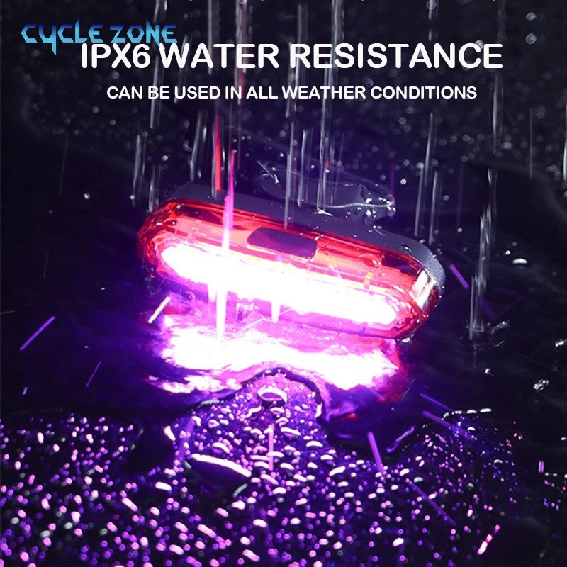 Fiets Achterlicht Mtb Fietsen Waarschuwing Achter Fiets Veiligheid Lamp Usb Oplaadbare Voor/Achter Koplamp Led Verlichting Voor Fiets helm