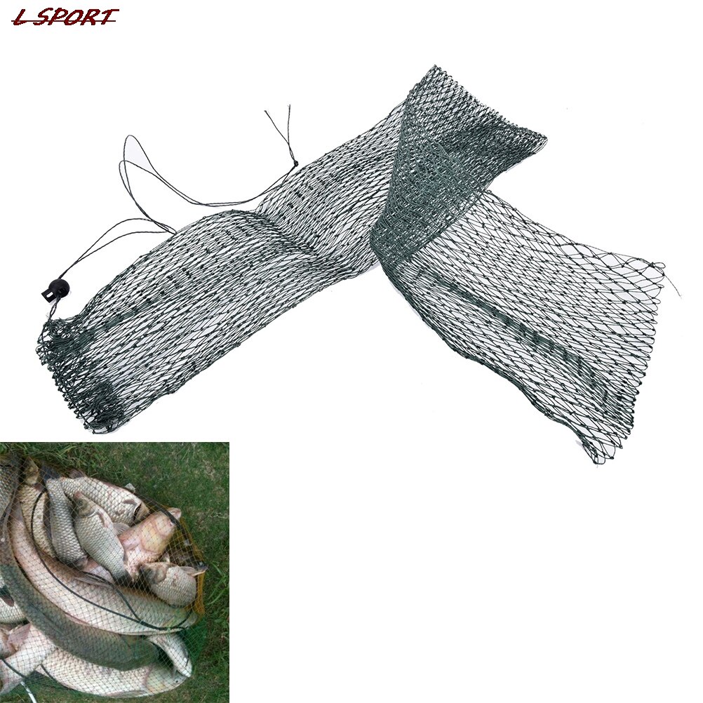 1Pc foldable fishing nets fish pot trap filet de peche rete pesca fish drying nylon-fishing-net creels