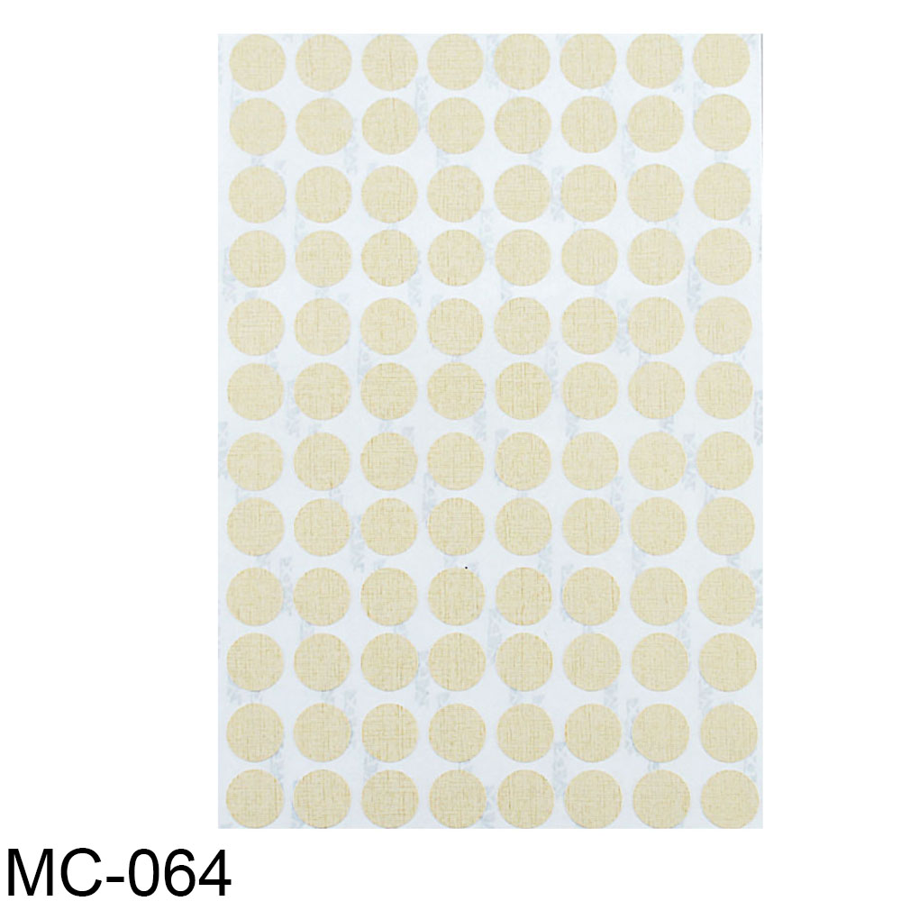 96Pcs/Sheet Pvc 15Mm Zelfklevende Decoratieve Films Meubels Schroef Cover Caps Stickers Hout Ambacht Bureau Kast ornament: MC-064
