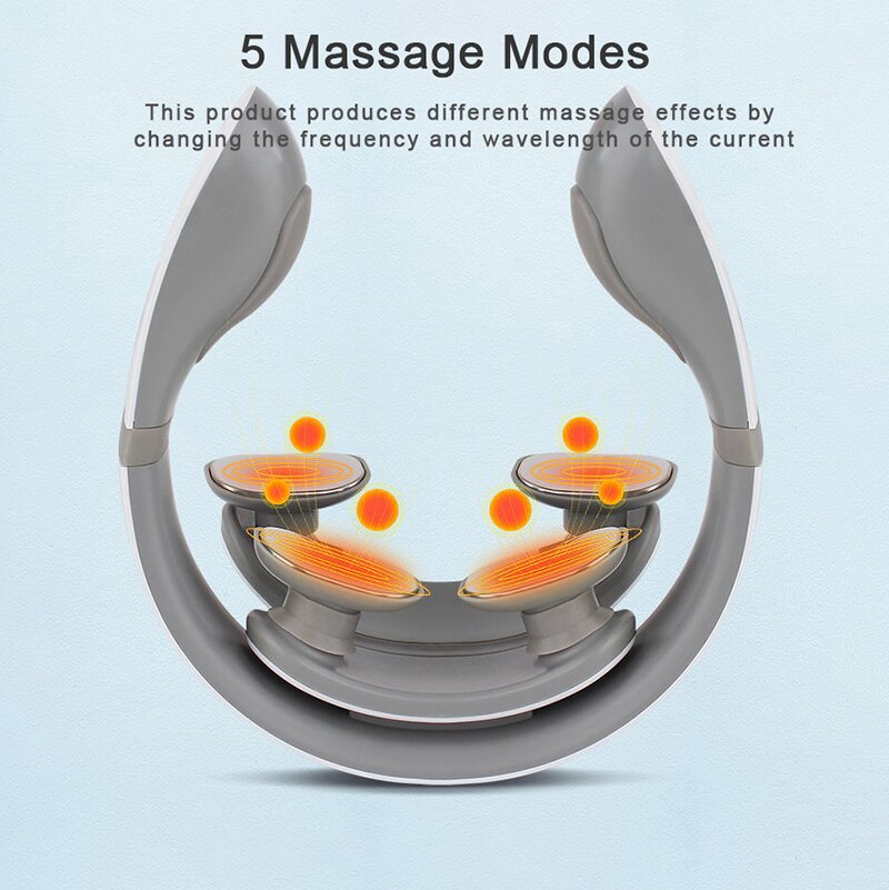 Tientallen Puls Trillingen Schouder Massage Voor De Hals Pijnbestrijding Gezondheidszorg Ontspanning Deep Tissue Cervicale Nek Massager Machine