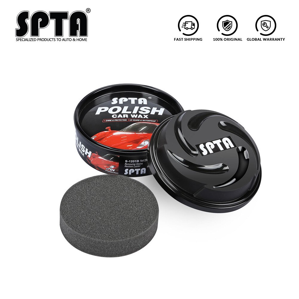 SPTA 230g cera de Carnauba coche, cera de coche polaco, Color frotamiento trasero compuesto para encerado eliminación de arañazos mejorar Color impermeable: Car Polish Wax