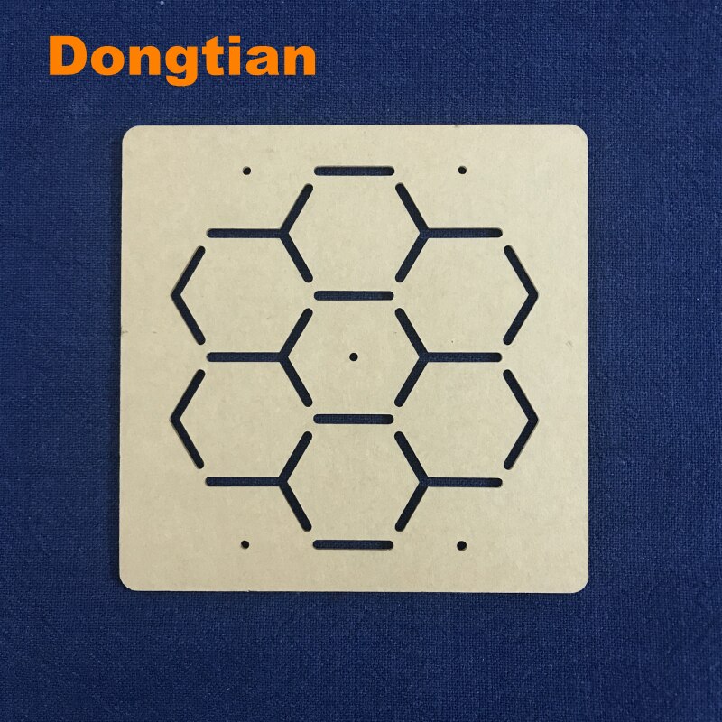 Ensemble de 3 modèles de Sashiko en acrylique, modèle de dessin classique japonais pour coquille de tortue