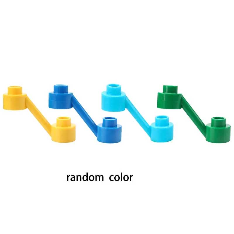 Big Size DIY Toy Tree Flower Bracket Big Particle Cylinder Compatible Large Bricks Children Kid Plastic Assemble Educational Toy: Medium Dark Flesh