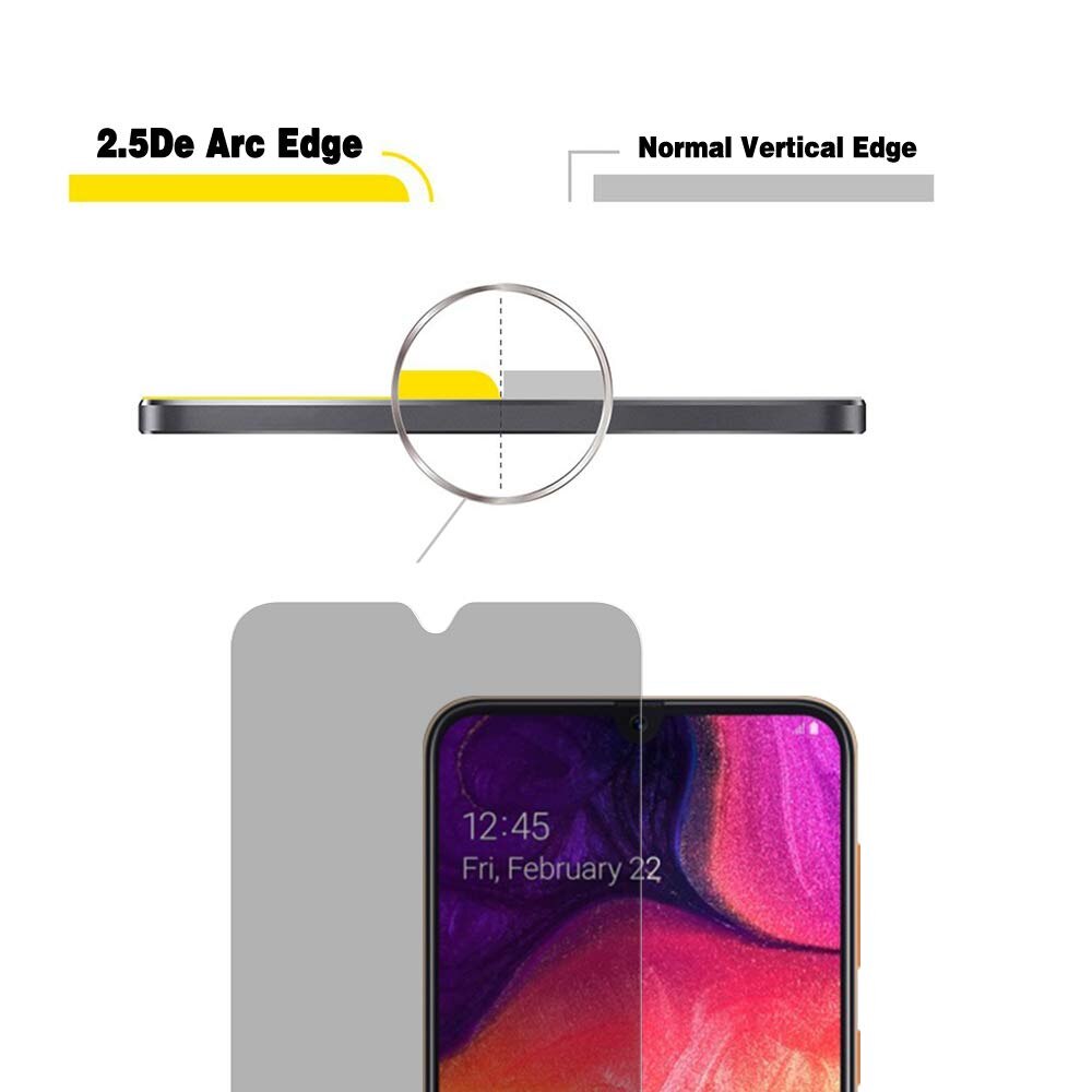 2.5D Privacy Tempered Glass For Huawei Mate 20 X Anti Spy Protective Film For Huawei Mate 20 20X Anti Peeping Screen Protector