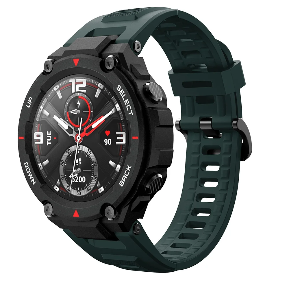 Bracelet en Silicone pour Amazfit T-REX / Trex Pro, accessoires remplaçables, Bracelet de montre pour Huami Amazfit T rex