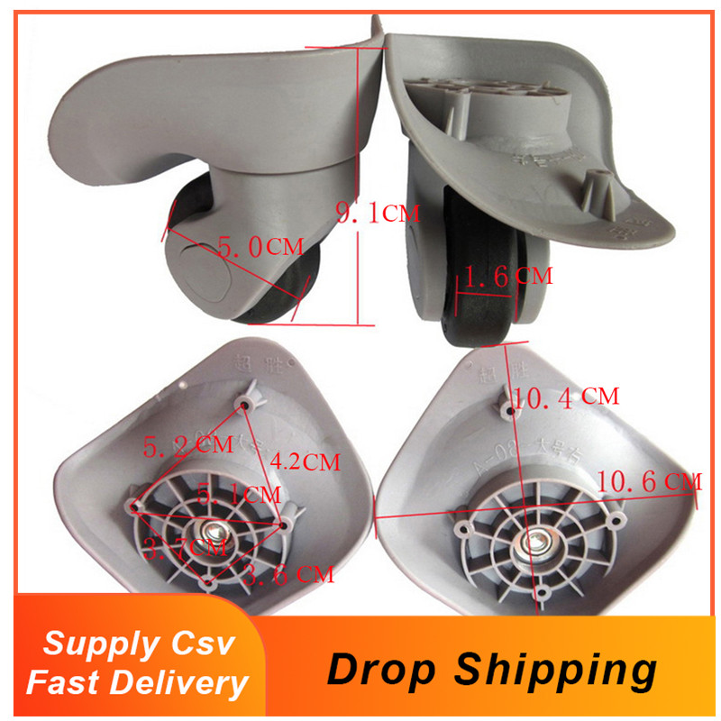 1 Pair A53 Trolley Luggage Wheel, Universal Travel Suitcase Wheel Replacement Wheels 1 Pair A53 Trolley Luggage Wheel, Universal Travel Suitcase Wheel Replacement Wheels