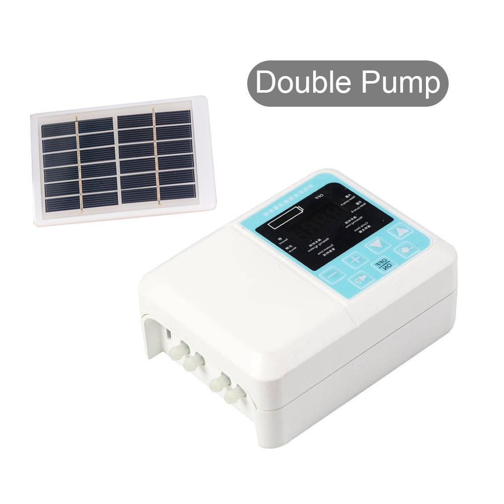 Solcellsanläggning intelligent trädgård automatisk bevattning autoriego energiladdning droppbevattning anordning vattenpump timersystem: C