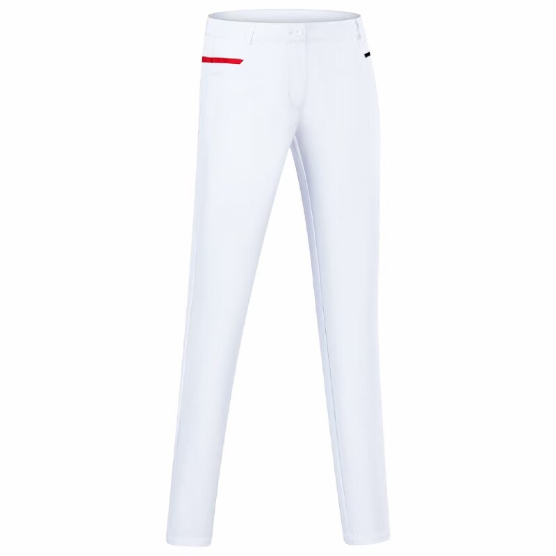women's Golf pants in summer: White / L