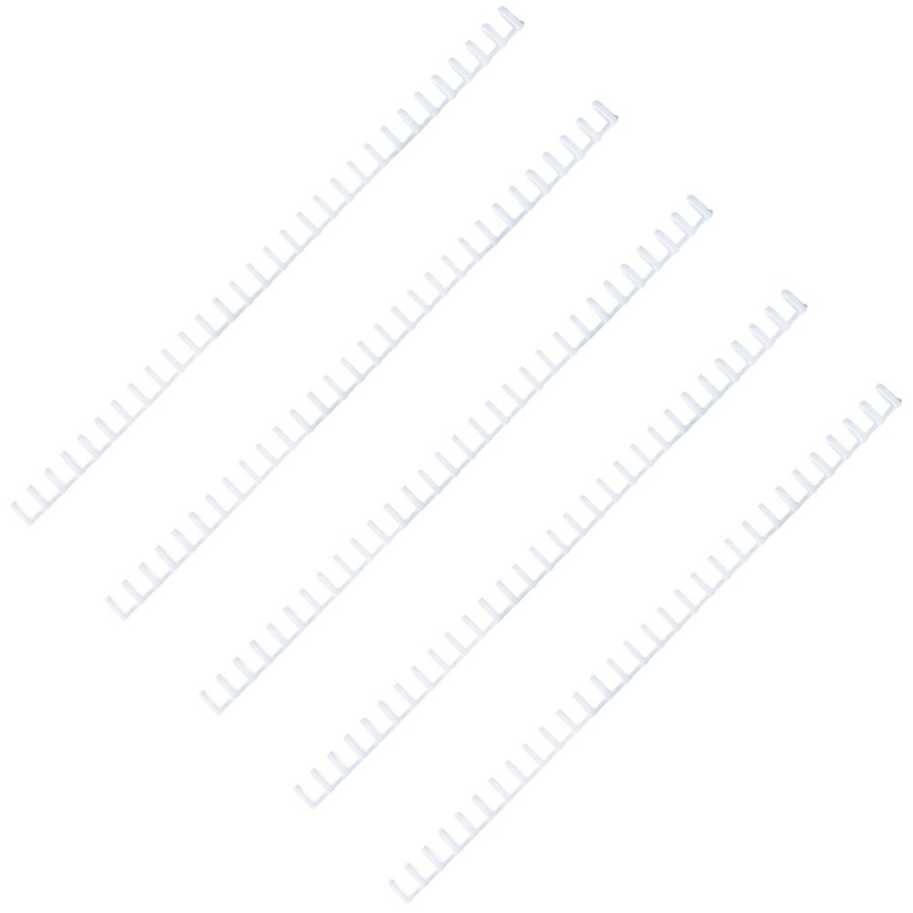 5Pcs 10mm 30-agujero Loose-leaf bisagra para libro de hoja suelta bisagra para Notebook cortado libro bisagra DIY libro bisagra (blanco)