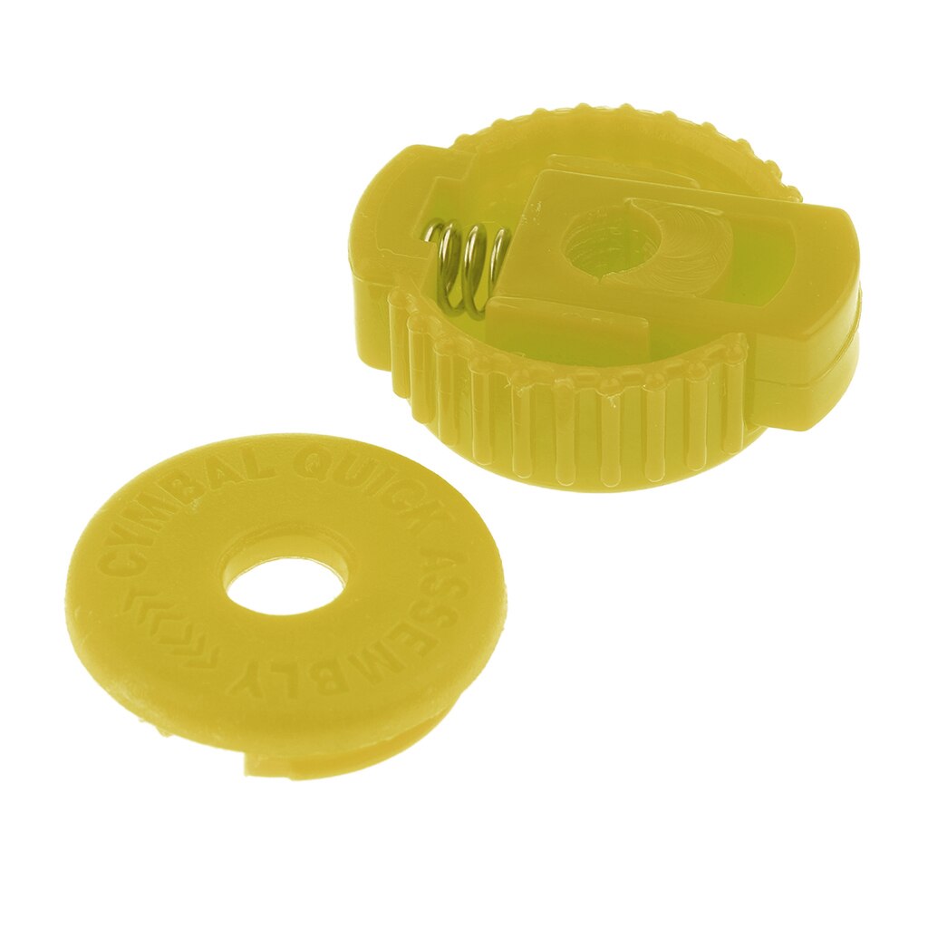 Drum Kit Part Quick Set Cymbal Mate Quick Release 8mm Aperture Yellow/Black