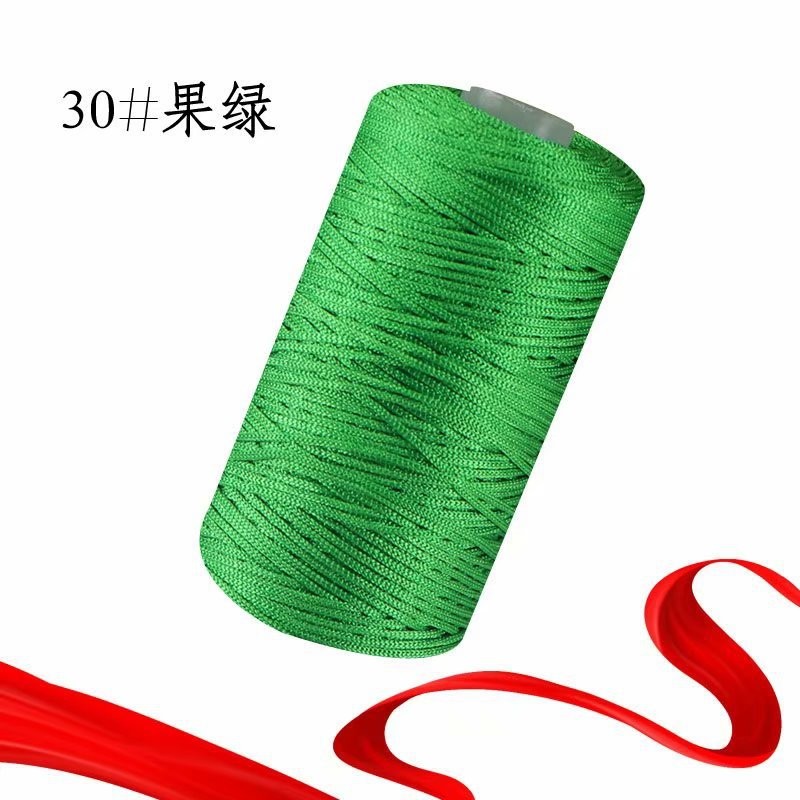 1.5Mm Dikte Gehaakt Garen Dun Ijs Gemengd Gevlochten Katoenen Draad Voor Diy Hand Breien Tas Hoed Schoenen 100Gram Rol 60 Kleuren