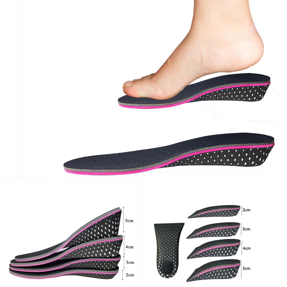 Plantillas de espuma viscoelástica para hombre y mujer, plantillas cómodas para aumento de altura, cojín Hlaf completo, novedad