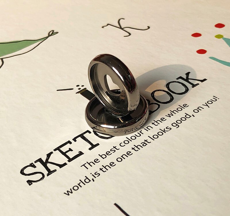 10pcs 23mm Plastic Binding Ring Buckle Mushroom Hole Binder, Heart-shaped Disc Binding Book Binding Supplies A5 Binder