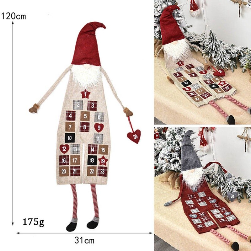Felt DIY Christmas Tree Advent Calendar Birthday Advent Calendar Fabric Advent Calendar Year Decor