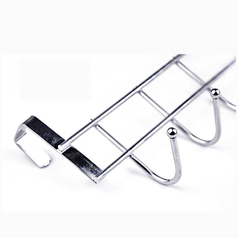 5 hooks bold stainless steel cabinet back hook household storage doors and windows kitchen bathroom hanger hook
