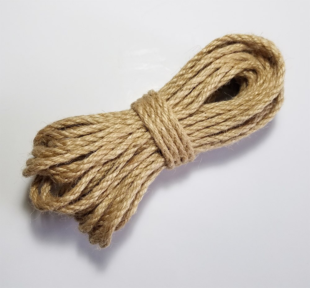 100% Natuurlijke Jute Draad Touw Macrame Cords Voor Decoratie Handgemaakte Diy