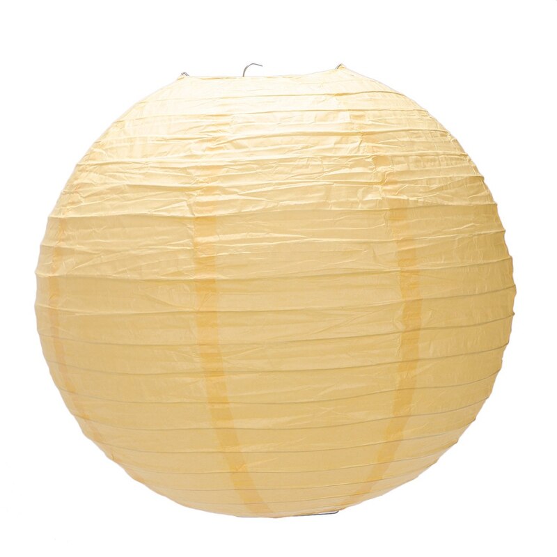 1 x Chinese Japanese Paper Lantern Lampshade for Party Wedding, 40cm(16") Deep Yellow