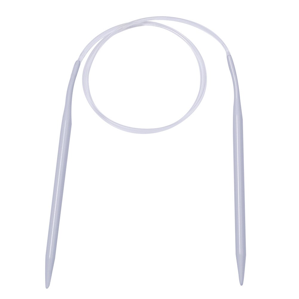 1PC Aluminum Circular Knitting Needles 80cm Smooth Tube Crochet Needles for Knitting DIY Weaving Pins Craft Tools 2-12mm