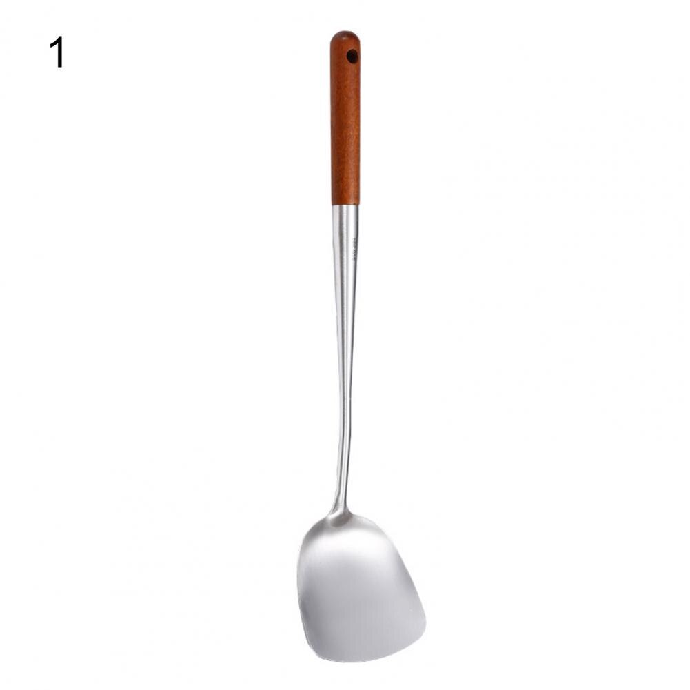 Koken Spatel Non-stick Hittebestendig Roestvrij Staal Keuken Koken Schop Voor Keuken: 1