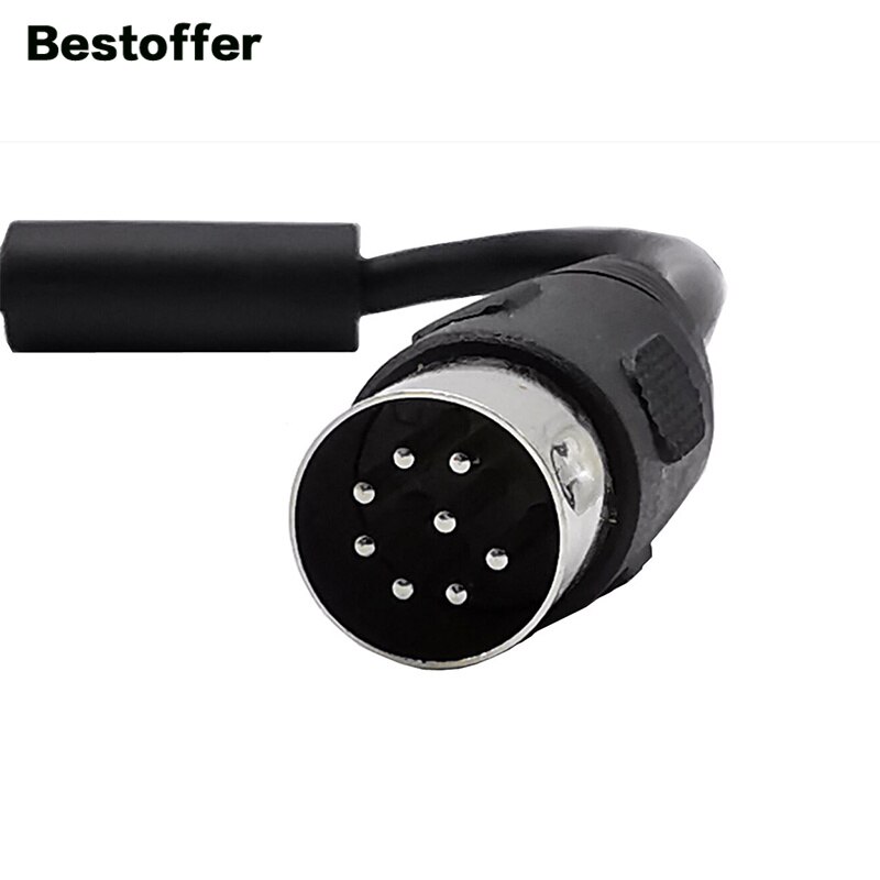 Din 8 Pin Male to Male Speaker Signal Audio Cable 5m