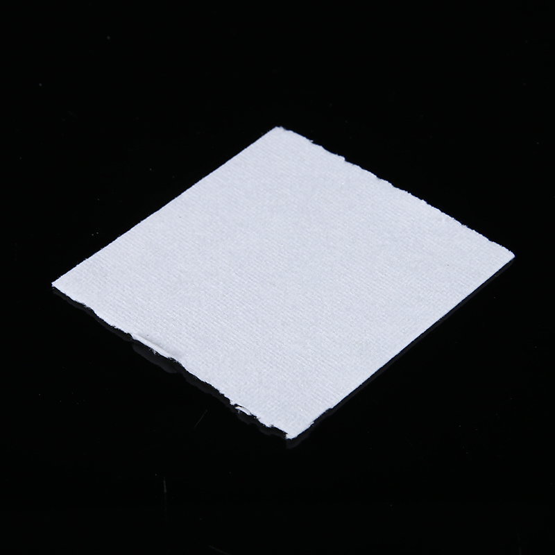 Nuovo 50 fogli 80*80*1mm forno a microonde vetro fusione carta fibra ceramica quadrato famiglia fai da te carta in fibra artigianale