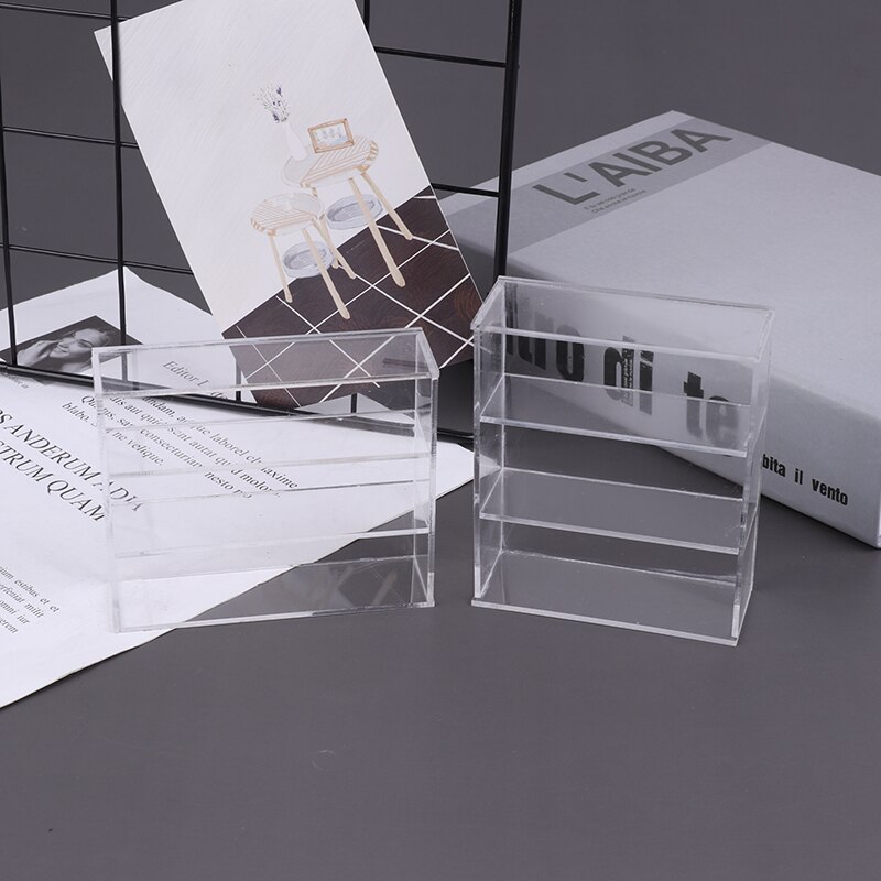 Transparent Acrylic Display Storage Case Box Perspex ShowCase Dustproof For Garage Kit Doll Model Cars Figures Collectibles