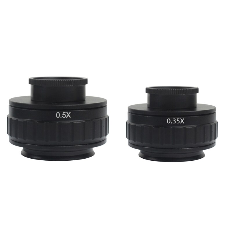 C-mount Lens 0.35X 0.5X CTV For Trinocular Stereo Microscope 25mm Camera Interface Microscope Camera Adapters