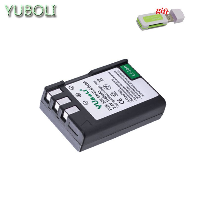 Bateria en -el9a en -el9 en el9 el9a enel 9a enel 9 batteri til nikon  d40 d40x d60 d3000 d5000 l15 kamera: 1 batteri