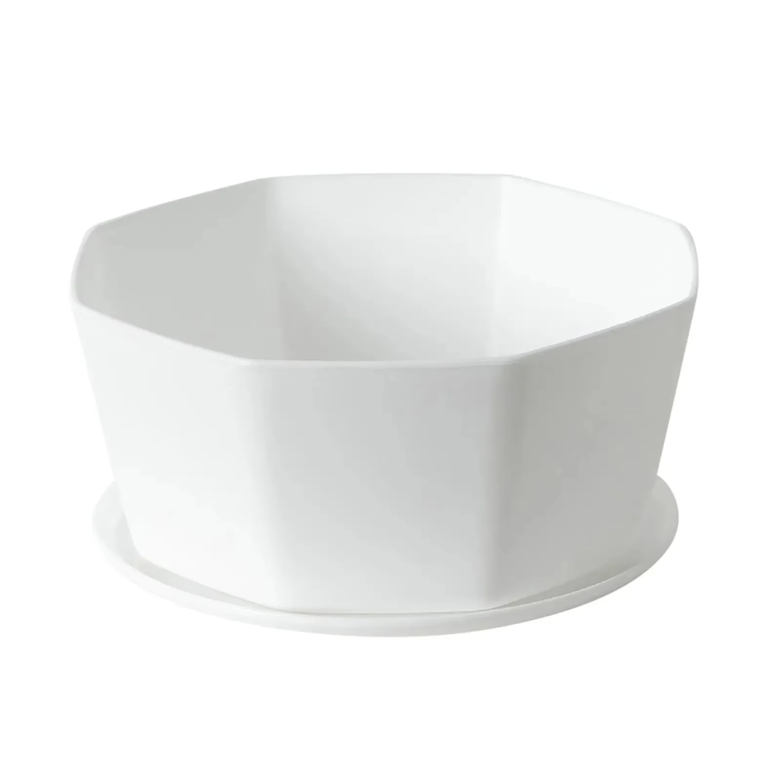 1PC succulent plant flowerpot large caliber flowerpot: WHITE