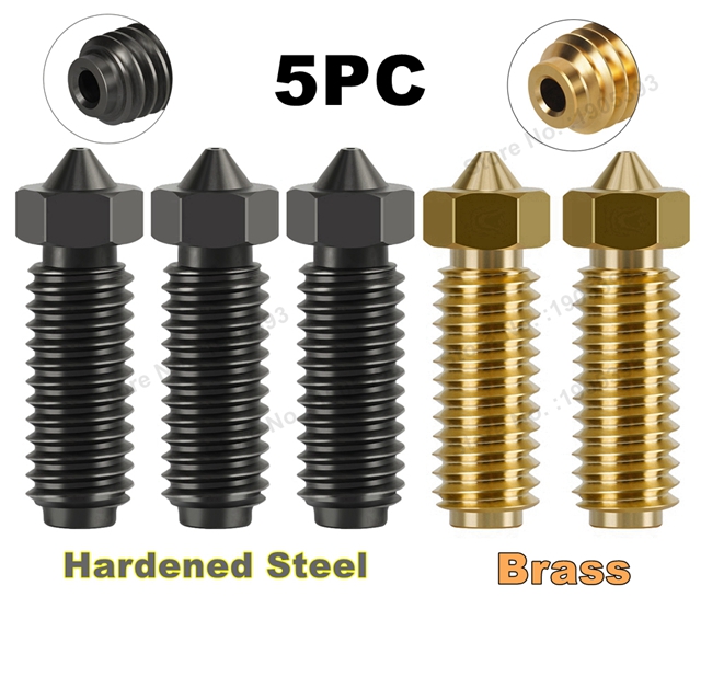 per Anycubic Kobra 3 Ugello Ottone Acciaio Temprato Ugello Stampante 3D per Anycubic Kobra 3 Combo Kobra3, 0.2 0.4 0.6 0.8 1.0mm: 0.6mm / naturale Factors
