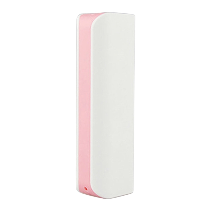 1 PC DIY USB 1 x 18650 Mobile Power Bank Case Charger Pack Box Battery Portable: ROSE RED