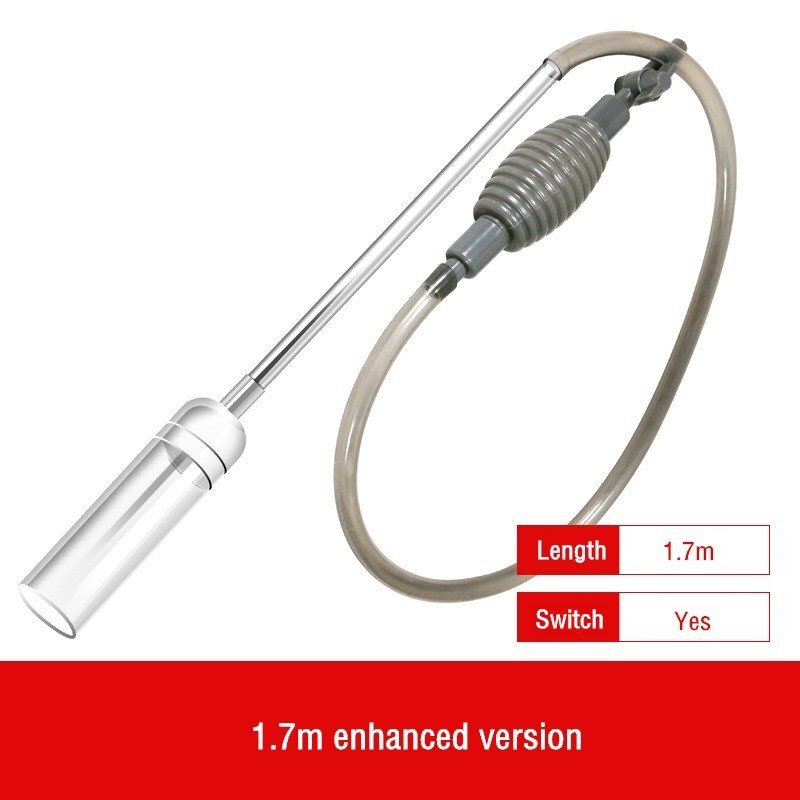 Aquarium Siphon Staubsauger Aquarium Kies Reiniger Werkzeug Halbautomatische Wasser Ändern Bausatz Aquarium Reinigung Zubehör: 9