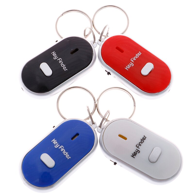 Mini Anti-lost Whistle Key Finder Flashing Beeping Remote Kids Key Bag Wallet Locators Child Alarm Reminder