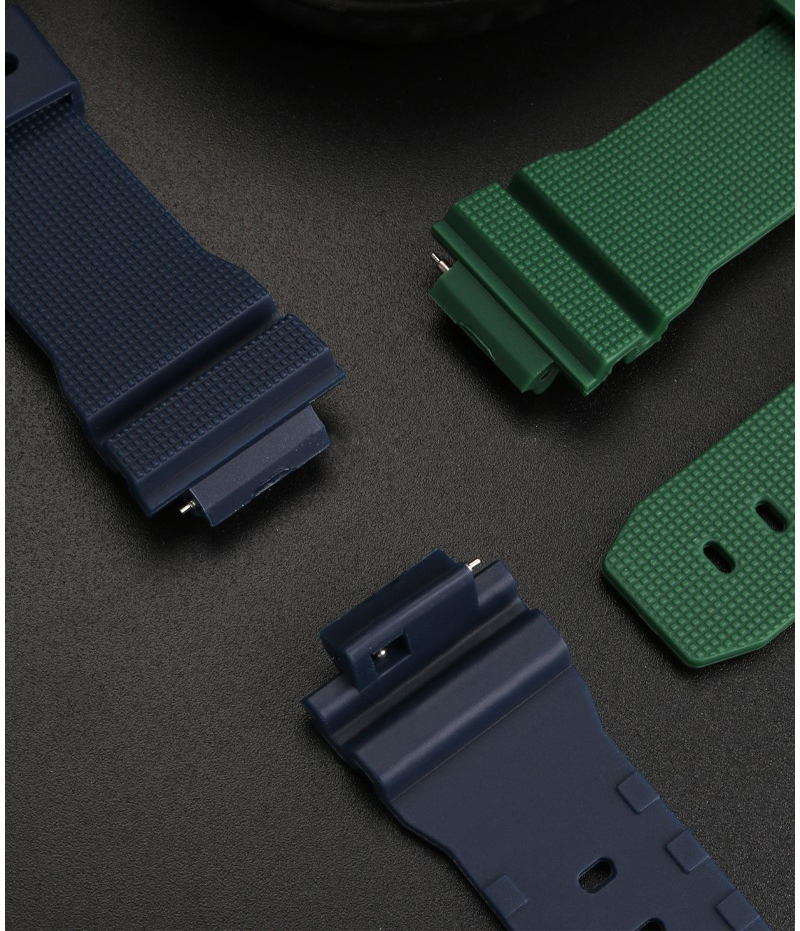 pour Casio G-SHOCK Bracelet en Silicone GM2100/5600/6900 GA2100 DW5600 Bracelet de montre étanche en caoutchouc Bracelet de montre hommes 16MM