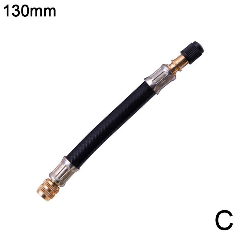 Opblaasbare Buis Verlengstuk Diverse Gevlochten Flexibele Slang Ventiel Rubber Slang Staaldraad Auto Wielen Band Ventiel Adapter: C