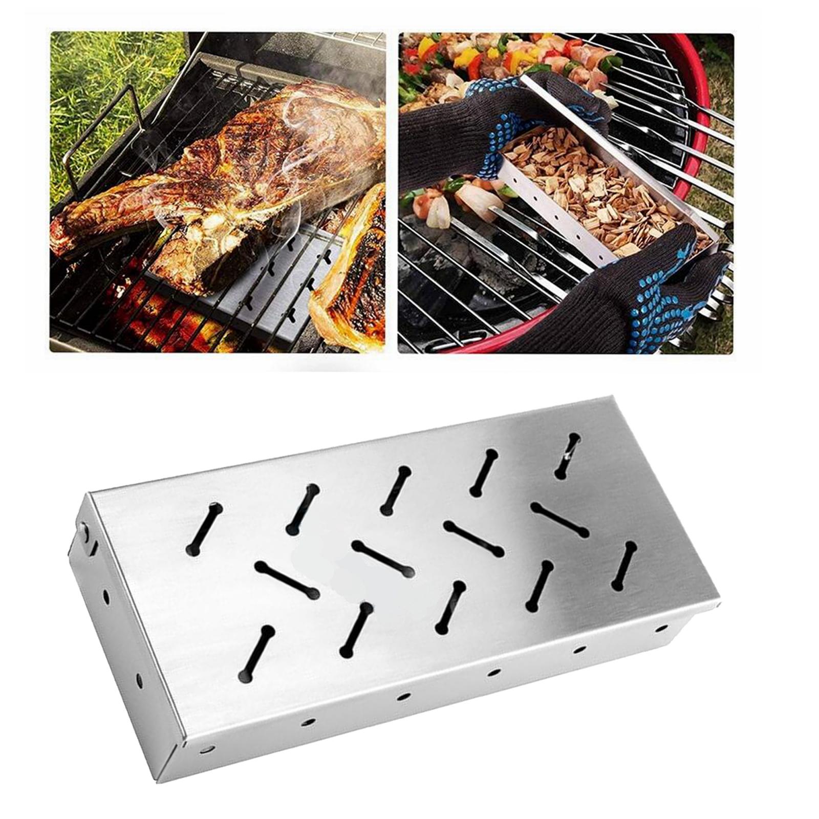 Barbecue Rvs Roker Doos Hoge Temperatuur Bestendig Voor Vlees Roken