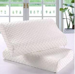Cuello almohada de fibra de rebote lento 50*30CM Cervical almohada de espuma de memoria salud envo gratis: WHITE