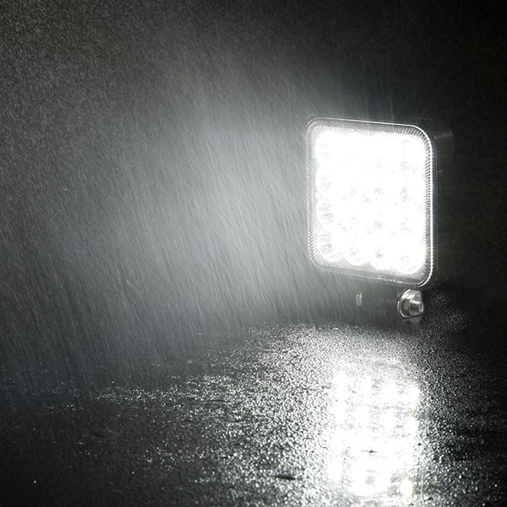 Aeobey auto led bar työvalo auton valo 48w offroad työvalo 4 x 4 led traktorin ajovalo kohdevalo kuorma-auton mönkijälle 12v 24v