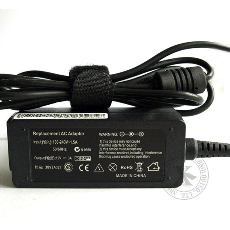 Xinkaite Laptop Ac Power Adapter 12V 3A 36W 4.8*1.7 Voeding Lader Voor Asus Eee Pc 1000HA 1000HC S101 S101H T101M