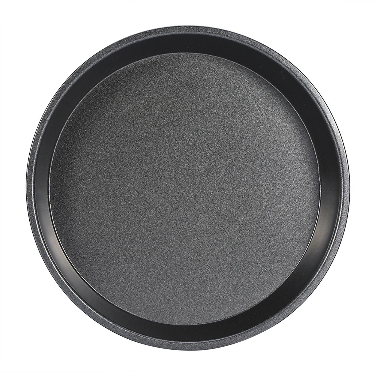 Bandeja redonda antiadherente de acero al carbono para hornear Pizza, 23x4cm, horno microondas, platos para hornear, bandeja para pasteles