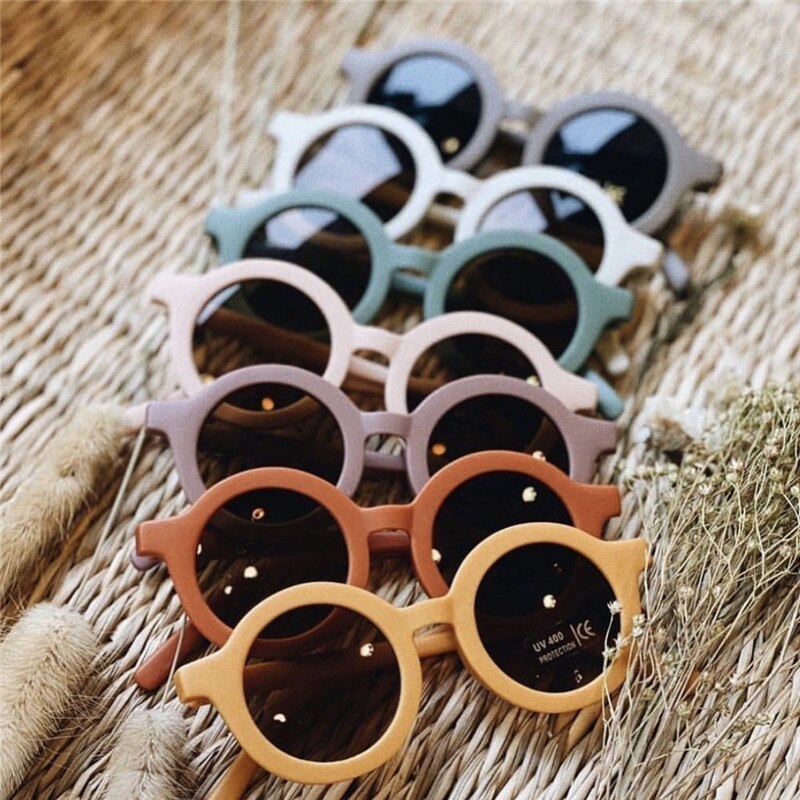 7 Colors Infant Kids Sunglasses Frame Anti-UV Sunglasses Outdoor Headwear Accessories Beach Protection for Boys and Girls