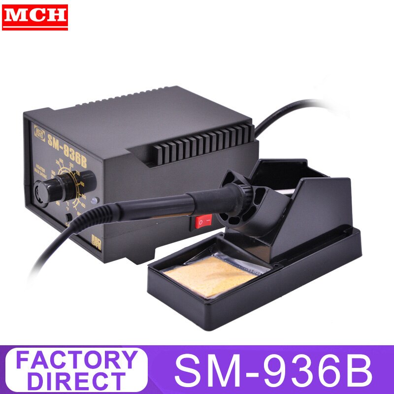 SMD gereedschap Antistatische soldeerstation SM-936B 220 V input 60 W power soldeerbouten 200 ~ 480 graden rework solderen station