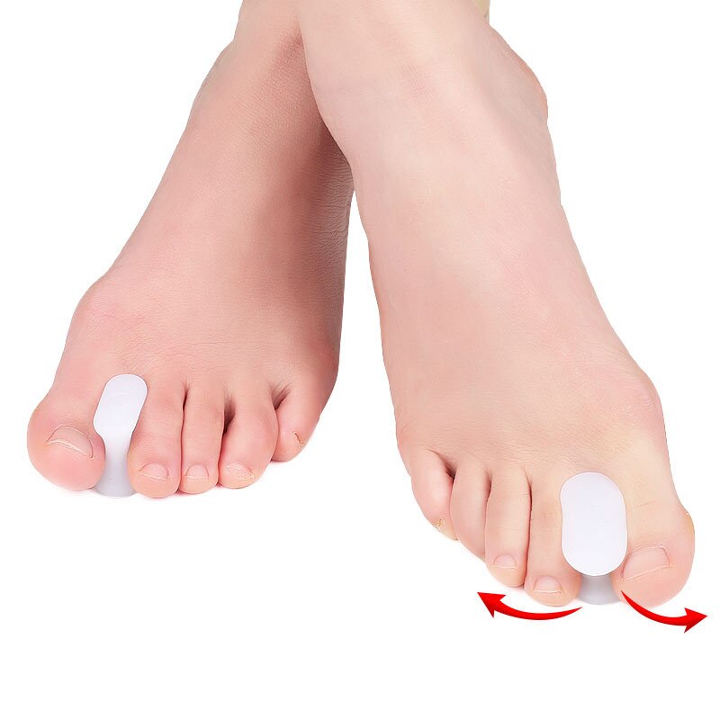 Gel de silicona para dedo pequeño del pie, Corrector de ampollas, Protector de dedo, juanete, protección de dedos, funda de Gel
